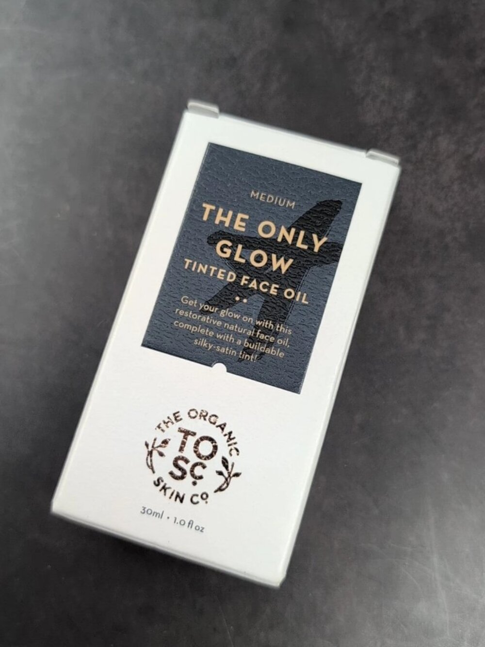 Only Glow Medium Tinted Face Oil 1.0 Oz 30ml By The Organic Skin Co